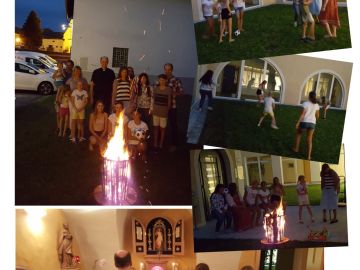 Foto 2: Anbetung, Nacht und Lagerfeuer 2019