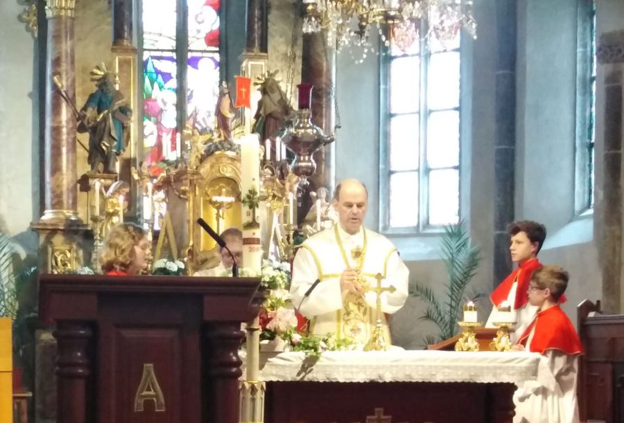 Gottesdienst in der Pfarrkirche Stadt Haag