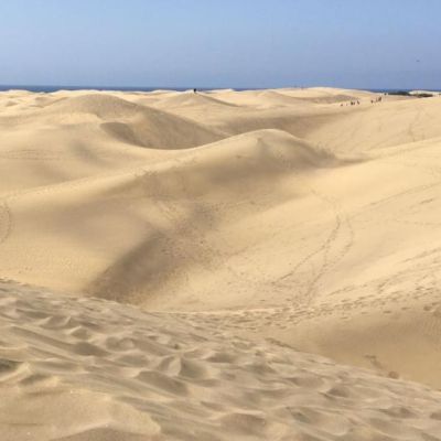 Sanddünen in der Wüste