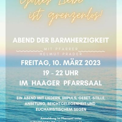Einladung zum Abend der Barmherzigkeit